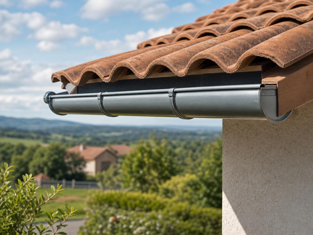 depassement tuile pour gouttière