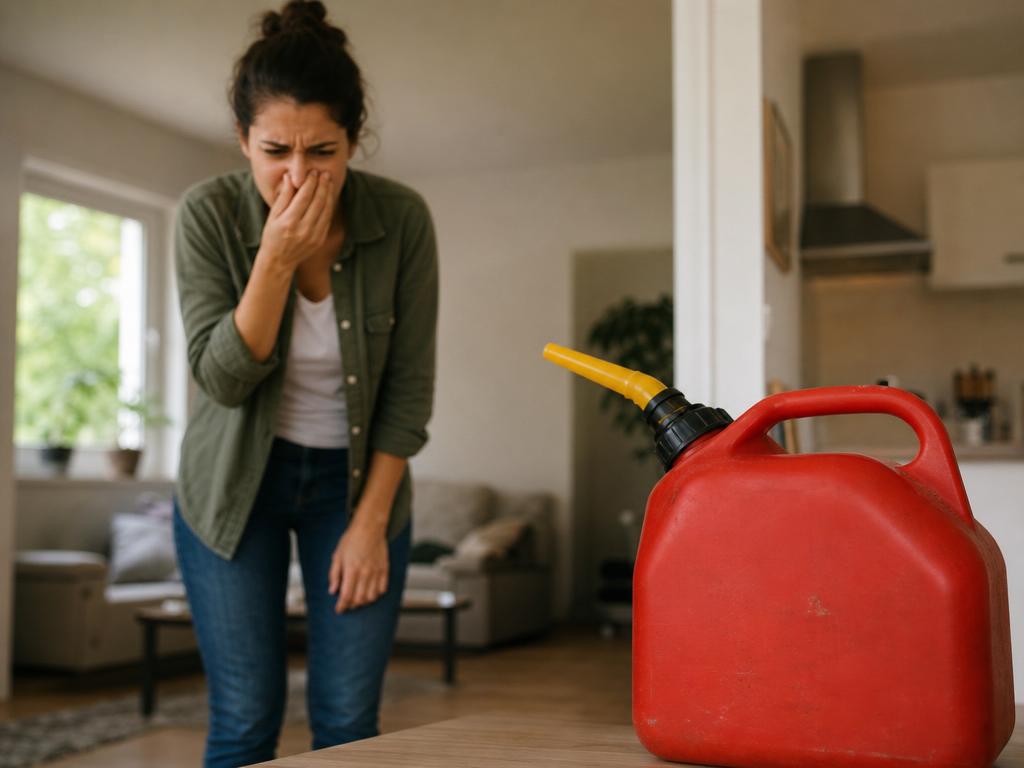 odeur d'essence dans la maison signification