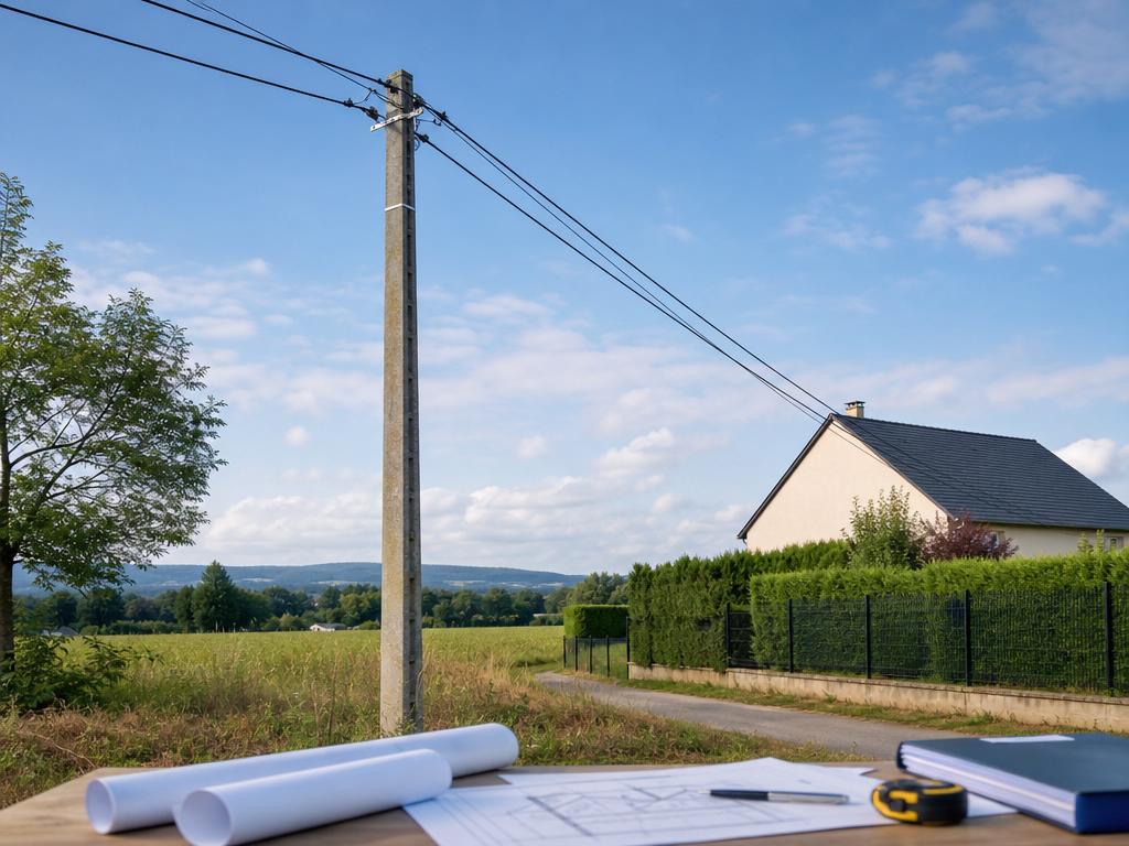 réglementation implantation poteau électrique
