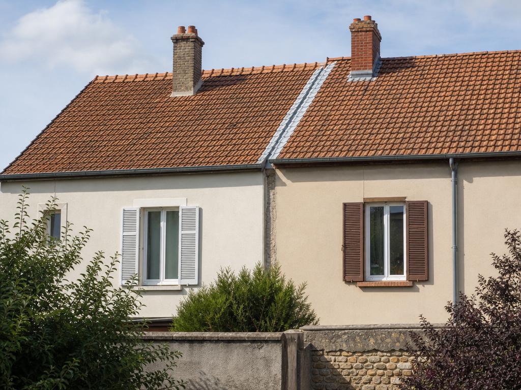 toiture commune sans copropriété