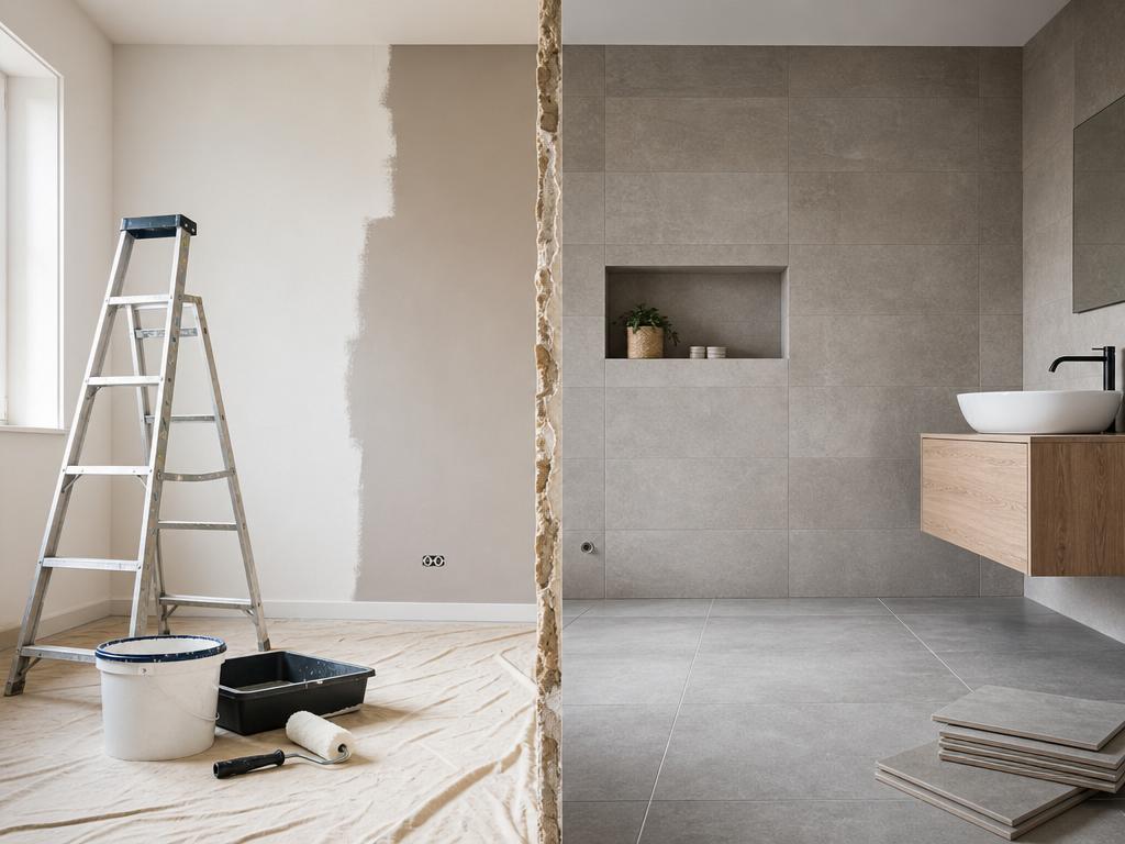 peinture avant ou après carrelage